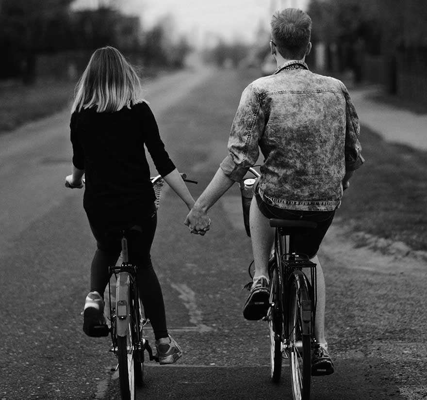 A couple on bikes - HAI Global